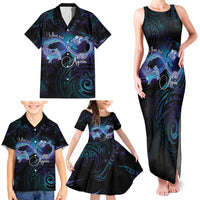 Polynesian Personalized Memorial Family Matching Tank Maxi Dress and Hawaiian Shirt Oceanic Infinity Symbol - Until We Meet Again LT7 - Polynesian Pride
