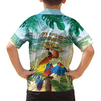 Aloha Hawaii It's 5 o'clock Somewhere Family Matching Long Sleeve Bodycon Dress and Hawaiian Shirt LT7 - Polynesian Pride