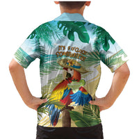 Aloha Hawaii It's 5 o'clock Somewhere Family Matching Mermaid Dress and Hawaiian Shirt LT7 - Polynesian Pride