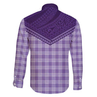 Aloha Hawaii Cowboys Paniolo Family Matching Tank Maxi Dress and Hawaiian Shirt Violet Palaka LT7 - Polynesian Pride