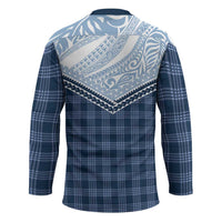 Aloha Hawaii Cowboys Paniolo Hockey Jersey Navy Blue Palaka - Polynesian Pride