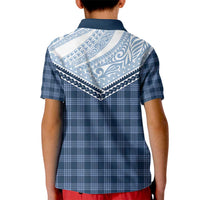 Aloha Hawaii Cowboys Paniolo Kid Polo Shirt Navy Blue Palaka - Polynesian Pride