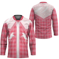 Aloha Hawaii Cowboys Paniolo Hockey Jersey Rose Palaka - Polynesian Pride