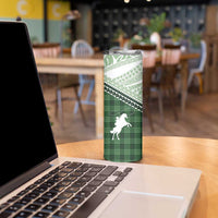 Aloha Hawaii Cowboys Paniolo Skinny Tumbler Forest Green Palaka LT7 - Polynesian Pride