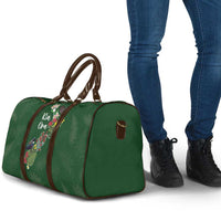 Kia Ora New Zealand Floral Travel Bag Sage Green - Polynesian Pride