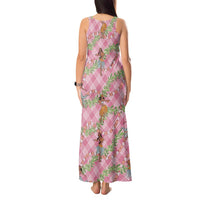 Lokelani Pink Palaka Hula Girls Seamless Hawaii Aloha Tank Maxi Dress LT7 - Polynesian Pride