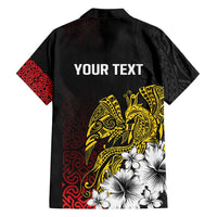 Personalized Papua New Guinea 50th Independence Anniversary Family Matching Summer Maxi Dress and Hawaiian Shirt Oro Tapa Mix Plumeria LT7 - Polynesian Pride