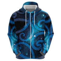 New Zealand Maori Matariki Hoodie Galaxy Kowhaiwhai