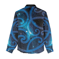 New Zealand Maori Matariki Women Casual Shirt Galaxy Kowhaiwhai LT7 - Polynesian Pride