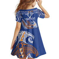 Yokwe Marshall Islands Personalized Family Matching Off Shoulder Short Dress and Hawaiian Shirt Jemenei Day - Seashell Necklace LT7 - Polynesian Pride