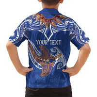 Yokwe Marshall Islands Personalized Family Matching Short Sleeve Bodycon Dress and Hawaiian Shirt Jemenei Day - Seashell Necklace LT7 - Polynesian Pride