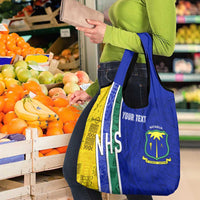 Personalised Fiji Natabua High School Grocery Bag Kaviti Tapa Mix Colors Proud NHS LT7 - Polynesian Pride