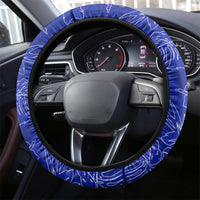 Fiji Natabua High School Steering Wheel Cover Kaviti Tapa Mix Colors Proud NHS LT7 - Polynesian Pride