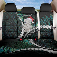 New Zealand Personalised Back Car Seat Cover Meri Kirihimete Kowhaiwhai Mix Paua Shell - Emerald LT7 One Size Green - Polynesian Pride