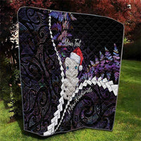 New Zealand Personalised Quilt Meri Kirihimete Kowhaiwhai Mix Paua Shell - Amethys LT7 - Polynesian Pride