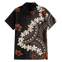 Bula Fiji Women's Day Family Matching Long Sleeve Bodycon Dress and Hawaiian Shirt Classic Masi Tapa LT7 - Polynesian Pride