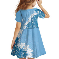 Bula Fiji Women's Day Family Matching Puletasi and Hawaiian Shirt Turquoise Masi Tapa LT7 - Polynesian Pride
