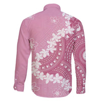 Bula Fiji Women's Day Family Matching Puletasi and Hawaiian Shirt Pink Masi Tapa LT7 - Polynesian Pride