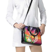 Polynesian Dreamy Turtle Shoulder Handbag Sunset Scenery