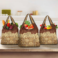 Niue Hiapo Motif Grocery Bag Tapa Classic