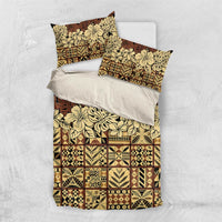 Niue Hiapo Motif Bedding Set Tapa Classic - Black Ver LT7 US Twin 172cm x 218cm Black - Polynesian Pride