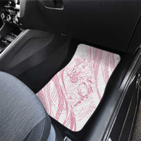 Sharks Couple Dreamy Polynesians Floral Sea Car Mats Pink - Polynesian Pride