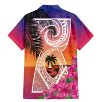 Guam Chamorro Family Matching Mermaid Dress and Hawaiian Shirt Artsy Latte Stone LT7 - Polynesian Pride