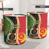 Ni-Vanuatu Indipendens Dei Celebretem Laundry Basket Yumi Yumi Yumi LT7 - Polynesian Pride