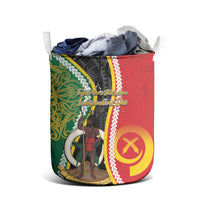 Ni-Vanuatu Indipendens Dei Celebretem Laundry Basket Yumi Yumi Yumi LT7 - Polynesian Pride