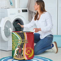 Ni-Vanuatu Indipendens Dei Celebretem Laundry Basket Yumi Yumi Yumi LT7 - Polynesian Pride