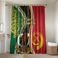 Ni-Vanuatu Indipendens Dei Celebretem Bathroom Set Yumi Yumi Yumi LT7 Shower Curtain Only Multicolor - Polynesian Pride