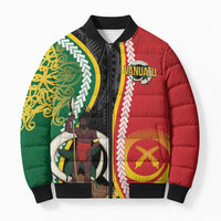 Ni-Vanuatu Indipendens Dei Celebretem Bomber Puffer Jacket Yumi Yumi Yumi LT7 Unisex Multicolor - Polynesian Pride