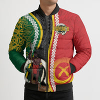Ni-Vanuatu Indipendens Dei Celebretem Bomber Puffer Jacket Yumi Yumi Yumi LT7 - Polynesian Pride