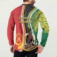 Ni-Vanuatu Indipendens Dei Celebretem Button Sweatshirt Yumi Yumi Yumi LT7 - Polynesian Pride