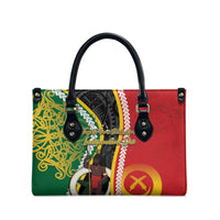Ni-Vanuatu Indipendens Dei Celebretem Leather Bag Yumi Yumi Yumi LT7 - Polynesian Pride