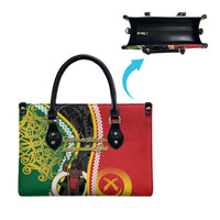Ni-Vanuatu Indipendens Dei Celebretem Leather Bag Yumi Yumi Yumi LT7 - Polynesian Pride