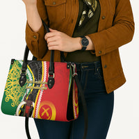 Ni-Vanuatu Indipendens Dei Celebretem Leather Bag Yumi Yumi Yumi LT7 - Polynesian Pride
