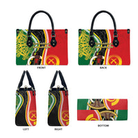 Ni-Vanuatu Indipendens Dei Celebretem Leather Bag Yumi Yumi Yumi LT7 - Polynesian Pride