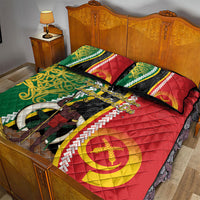 Ni-Vanuatu Indipendens Dei Celebretem Quilt Bed Set Yumi Yumi Yumi LT7 - Polynesian Pride