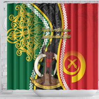 Ni-Vanuatu Indipendens Dei Celebretem Shower Curtain Yumi Yumi Yumi LT7 - Polynesian Pride