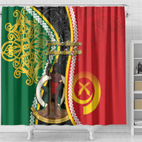 Ni-Vanuatu Indipendens Dei Celebretem Shower Curtain Yumi Yumi Yumi LT7 - Polynesian Pride