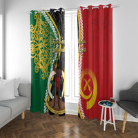 Ni-Vanuatu Indipendens Dei Celebretem Window Curtain Yumi Yumi Yumi LT7 With Grommets Multicolor - Polynesian Pride