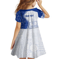 Personalised Queen Victoria School Family Matching Short Sleeve Bodycon Dress and Hawaiian Shirt QVS Old Boys LT7 - Polynesian Pride