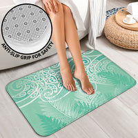 Aotearoa Maori Koru Curves Bathroom Set Silver Ferns - Mint
