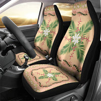 Hawaii Quilt Inspired Collection Aloha Flowers Car Seat Cover Maile - Kukui Nut Lei LT7 - Polynesian Pride