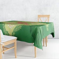 Hawaii Quilt Inspired Collection Aloha Flowers Tablecloth Plumeria - Ti Leaf Lei LT7 - Polynesian Pride