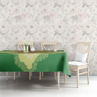 Hawaii Quilt Inspired Collection Aloha Flowers Tablecloth Plumeria - Ti Leaf Lei LT7 - Polynesian Pride