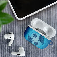 Hawaii Quilt Inspired Collection Aloha Sea AirPods Case Manta Ray and Turtles LT7 - Polynesian Pride