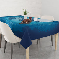 Hawaii Quilt Inspired Collection Aloha Sea Tablecloth Manta Ray and Turtles LT7 - Polynesian Pride