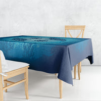 Hawaii Quilt Inspired Collection Aloha Sea Tablecloth Manta Ray and Turtles LT7 - Polynesian Pride